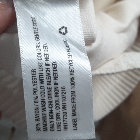 A New Day Cream Loose Fit High Waist Rolled Hem Pants - Picture 12 of 12